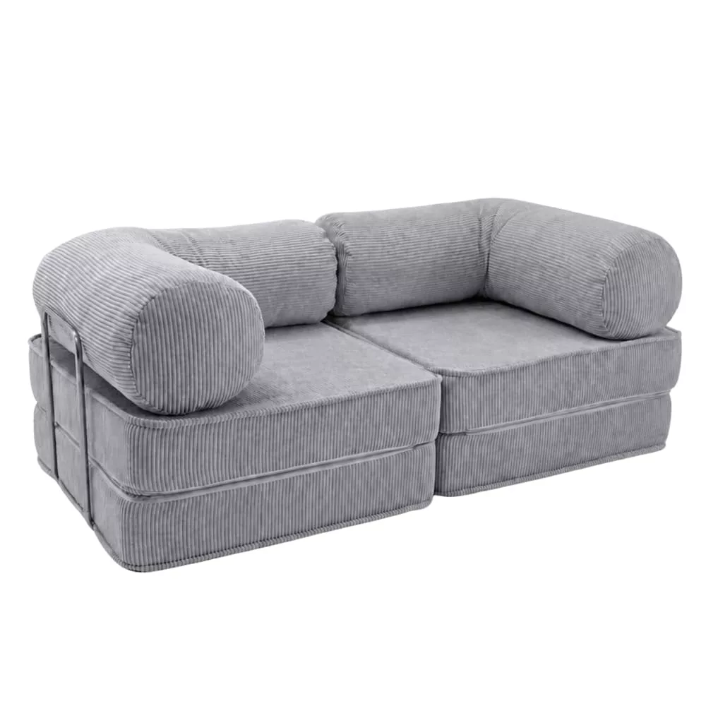 Canapé modulable 4-en-1 style contemporain Duo