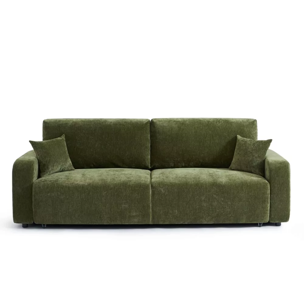 Canapé convertible en tissu 3 places Livio