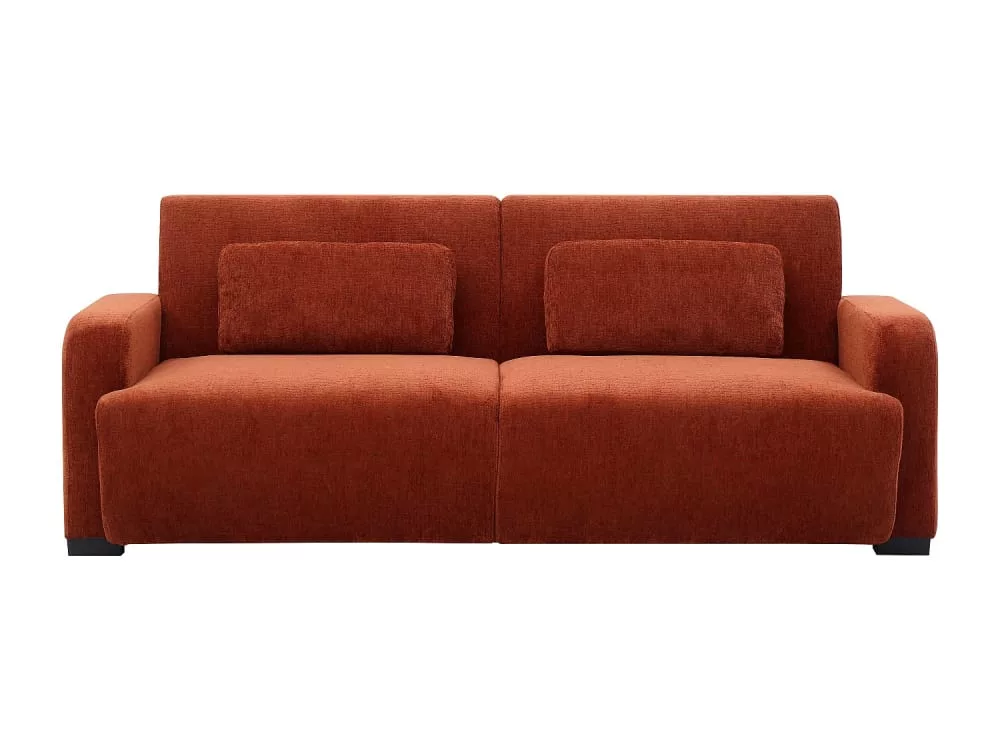 Canapé convertible polyester 3 places Lomario
