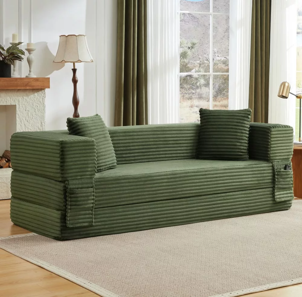 Canapé convertible avec couchage d'appoint