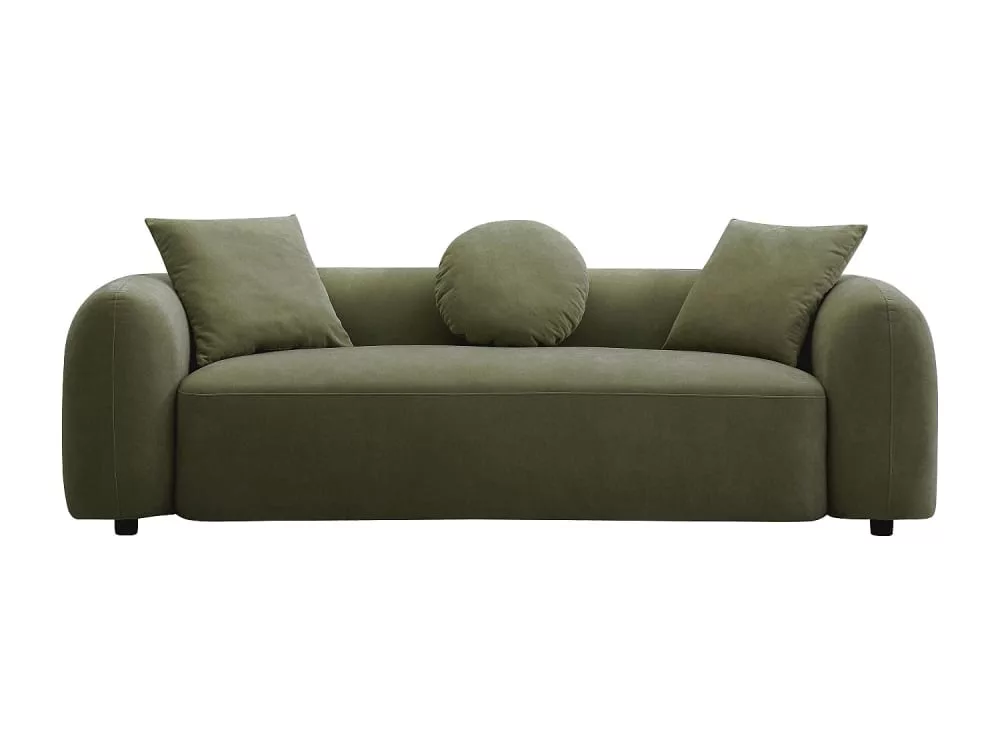 Canapé fixe polyester 3 places Oxila
