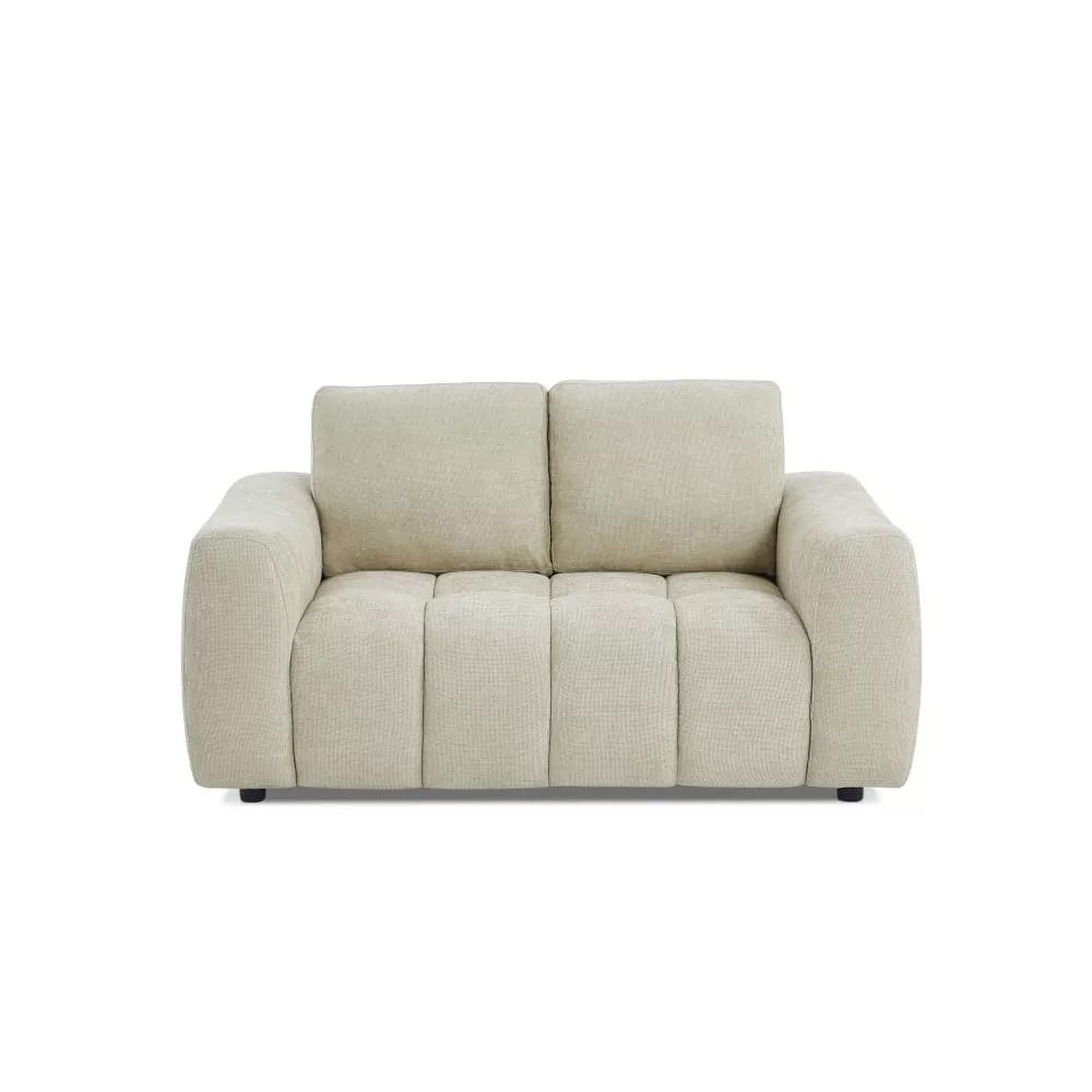 Canapé en tissu chenille 2 places Kerea